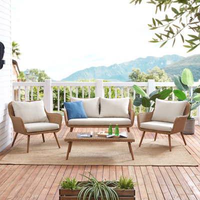 Marotta 4 - Person Patio Conversation Set with Cushions