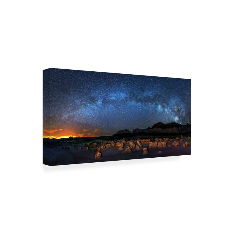 Art sur toile, «Hua Zhu Bisti», H 12 po x l 24 po