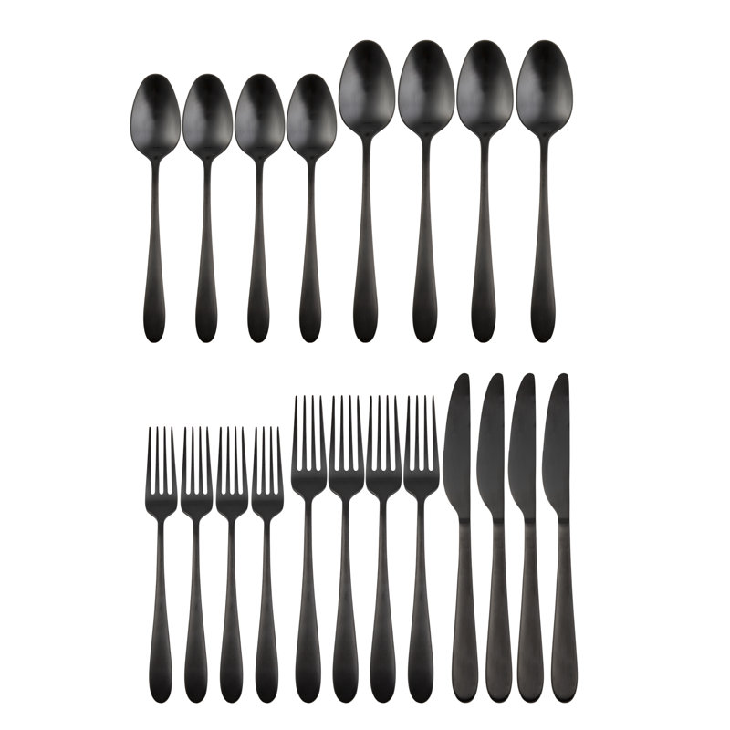 Ensemble de couverts 20 pièces Poet, service pour 4, Miroir argenté