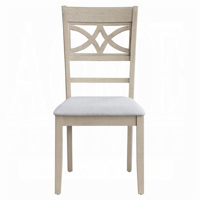 Ensemble de 2 chaises de salle à manger à finition antique