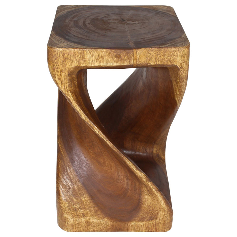 Magdalini Solid Wood End Table