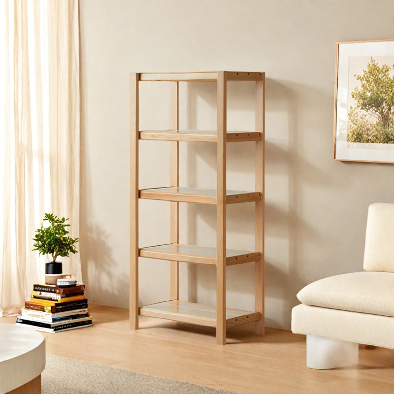 Bibliothèque à charme unique, (4 tablettes) H 57 po x l 23,6 po x P 13,7 po