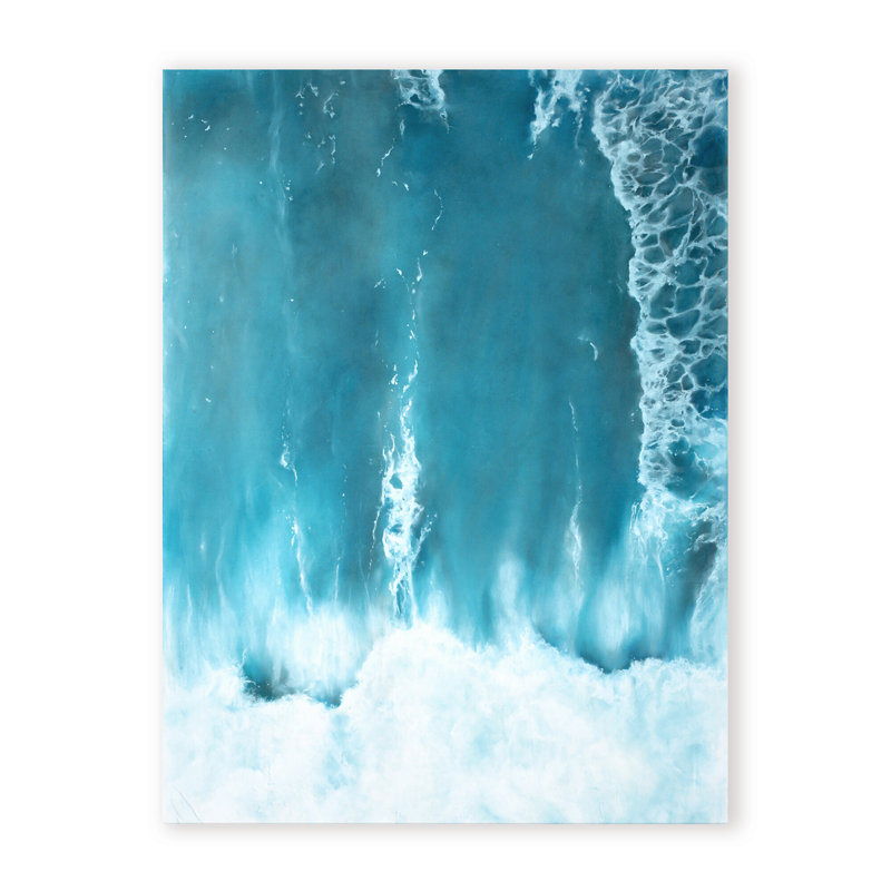 Coastal Retreat Underwater Clouds I by  - Floater Frame Print on Canvas, 40" H x 30" W x 1.5" D, Wrapped Canvas