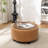 Eniyah Round Cocktail Ottoman with Storage-927757461