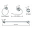 Ashod 3-Light Dimmable Brushed Nickel Vanity Light