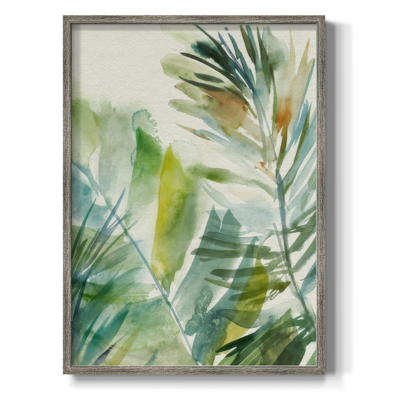«Paradise Memory I», reproduction encadrée - bois massif