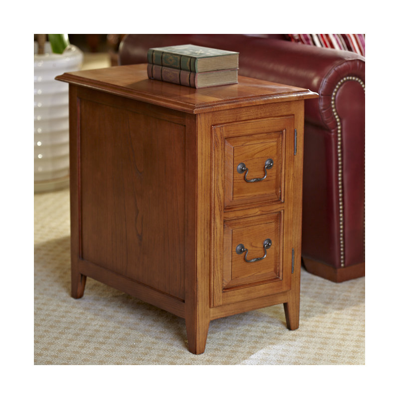 Solid Wood Shaker Cabinet End, Medium Oak