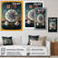 «Blossoming Geometric Flower Art III», décoration murale florale-87380435-88036666