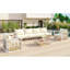 Ensemble de canapé modulaire de patio en métal 7 pièces Modern Modern-1776088358-1776088356