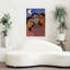 Three Women Under Moon Dreamy Peaceful Serene Palm Nature Portrait Wall Art Print 1 Piece Wrapped Canvas Wall Art-571227691
