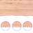  Table Top Light Brown Solid Oak Wood 55.1X15.7 In Foldable
