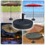 Socle de parasol autoportant en plastique pour patio Colleen