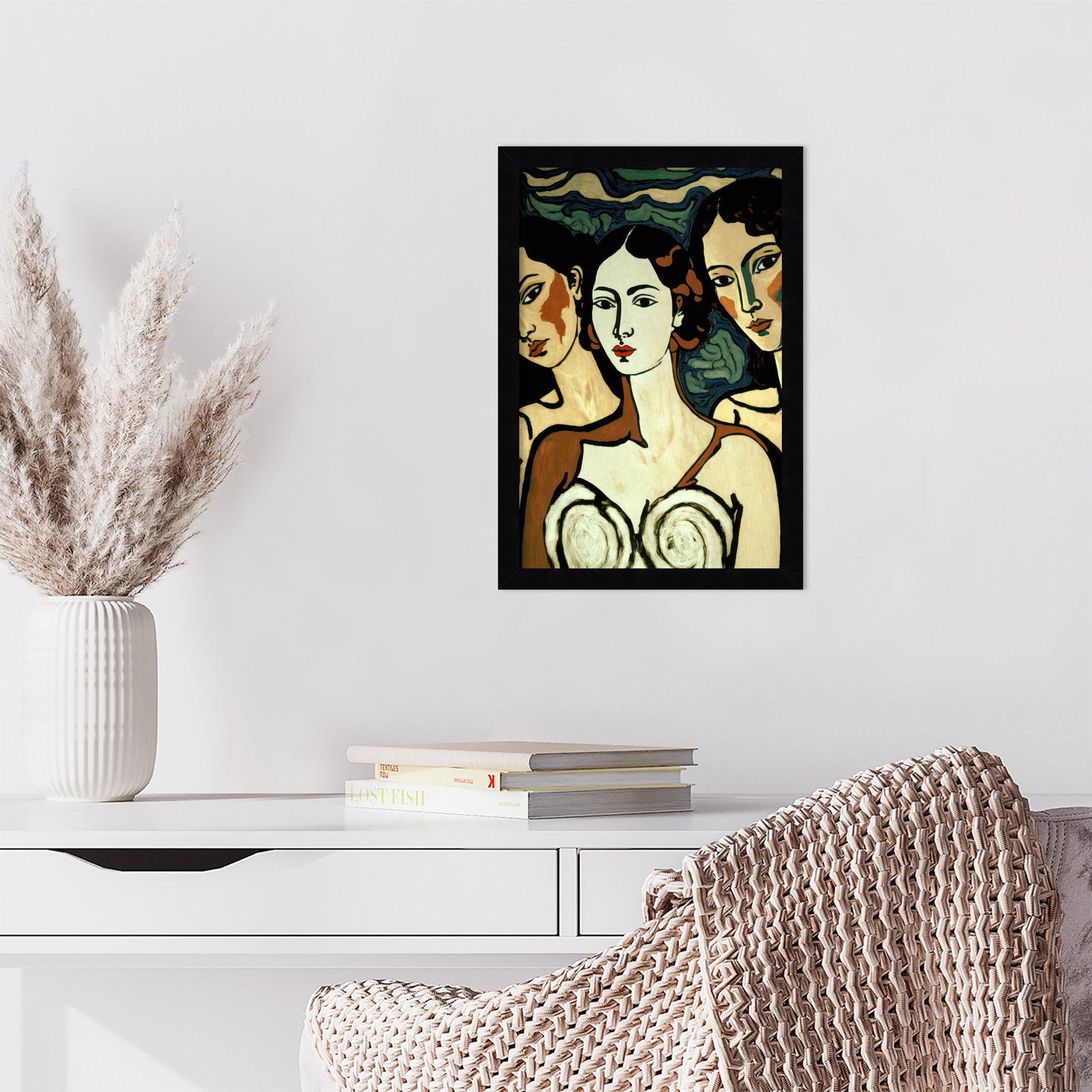 Galya "The Soul Sisters" Print, Black, 17" H x 12" W