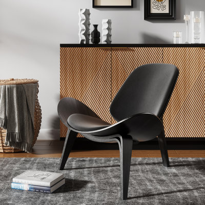 Fauteuil d'appoint en similicuir Jovianna