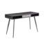 Bureau Mid-Century avec ports USB et prise de courant, bureau d'écriture moderne avec tiroirs, bureau d'ordinateur multifonctionnel-155735971