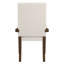 Fauteuil de salle à manger rembourré en bois de manguier massif Organic
