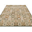 Hand Knotted Wool Geometric Area Rug in Polychromatic