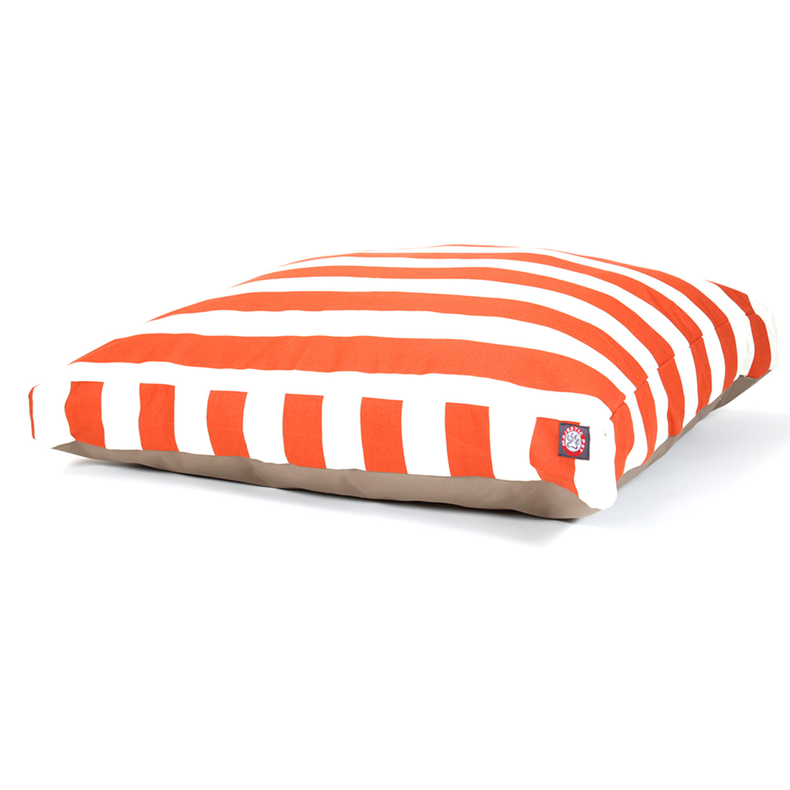 Majestic Washable Pet Bed, Large (36" W x 44" D x 5" H), Burnt Orange