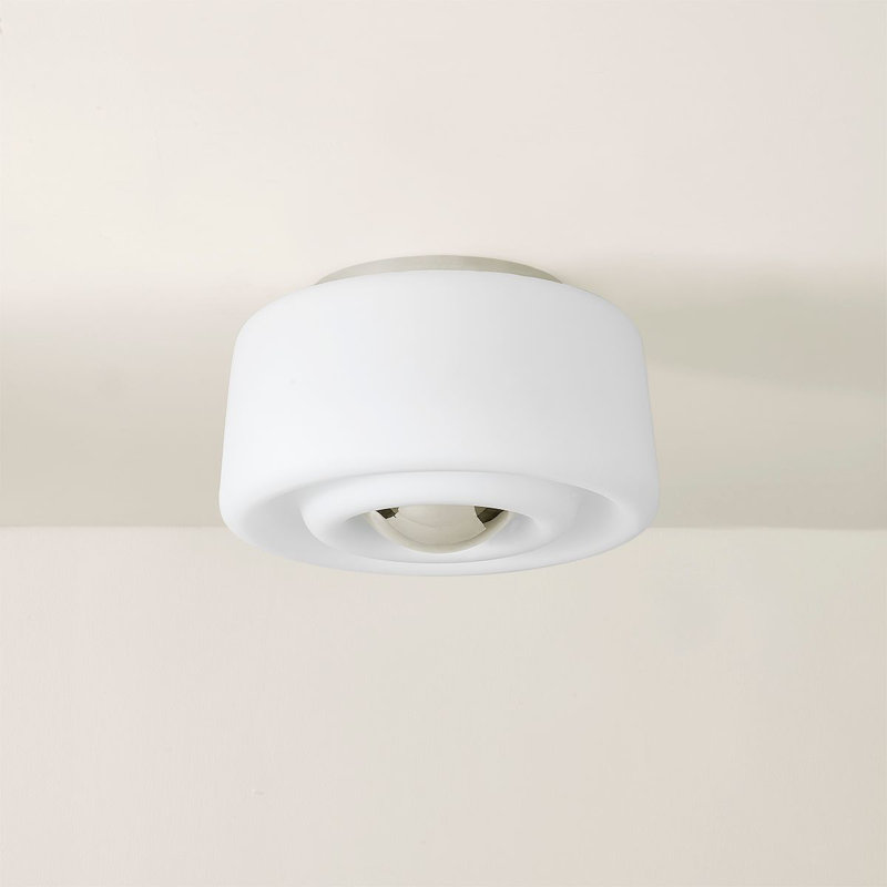 Plafonnier encastré 2 lumières Ciela, Nickel poli
