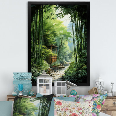 " Jade Journey Green Forest " Print