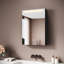 48.5mm W 70mm H Wall Mounted Optional Frameless Medicine Cabinet Mirror 2 Fixed-105933024