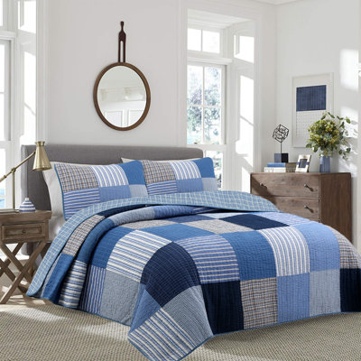 BB2022-076 Cottage Americana Cotton Checkered Quilt