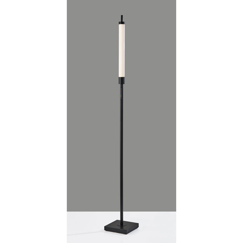 Barcelo 71'' Black LED Column Floor Lamp
