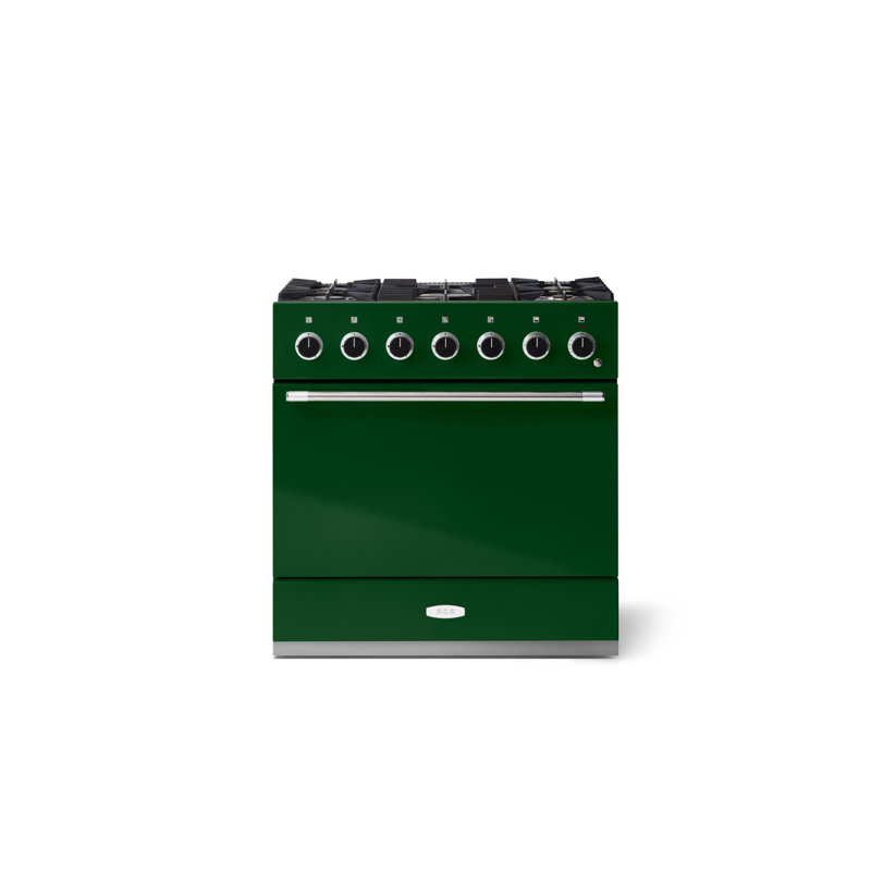 Mercury 36" 4.5 Cubic Feet Dual Fuel Freestanding Convection Range, Cornwall Green