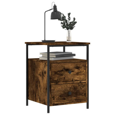 Dura 44cm W Iron Bedside Table