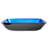 Eden Bath 13.13'' Blue Tempered Glass Rectangular Bathroom Sink