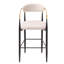 Tabouret de bar moderne avec support ergonomique et accoudoirs-1959720617