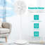 Ventilateur sur pied / debout 45,5 po Costway