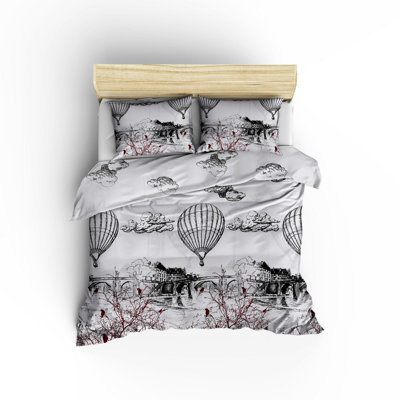Caulfield Floral Duvet Cover Set with Pillowcases Included
