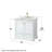 Deborah 36'' Single Bathroom Vanity with Marble Top-23113215-97691539