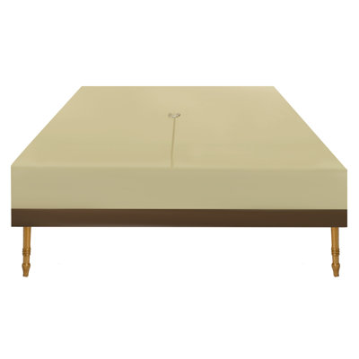 Table Cover Waterproof Rectangular Table And Chair Set Cover Outdoor With Storage Bag (Beige)