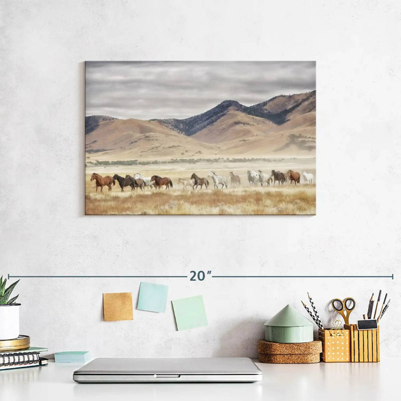 Alvord Horse Run II, 8" H x 12" W