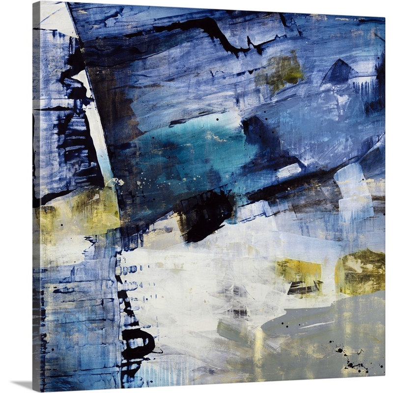 « new light », peinture sur toile, Toile tendue, H 12 po x l 12 po x P 1,25 po
