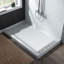  48" W x 36" D Single Threshold Non-Slip Solid Surface Shower Pan Base with Drain Assembly and Drain Cover Included-65273936-36500032