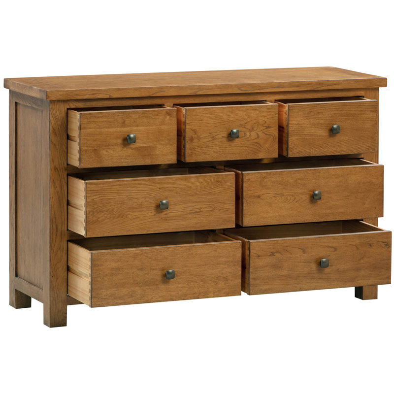 Benigni 125cm W 7 - Drawer Chest of Drawers