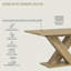 Tavaris Oak Dining Table-257199854