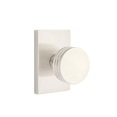 Passage Bern Knob with Modern Rectangular Rose