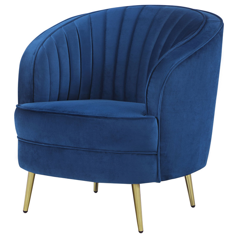 Fauteuil Morethampstead, Tissu bleu