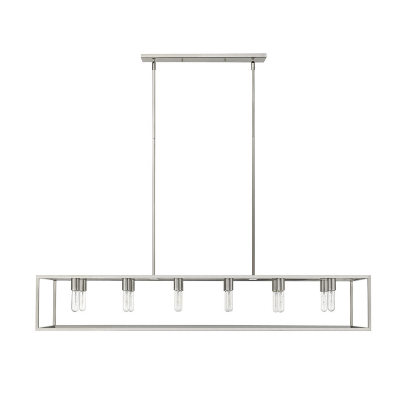 Seadrift 12 - Light Kitchen Island Pendant, White