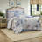 Elegant Cotton Bedding Sets, Blue Comforter For Home Decor