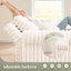 Petit canapé-lit rond confortable avec accoudoirs moelleux avec coussin amovible-974022055
