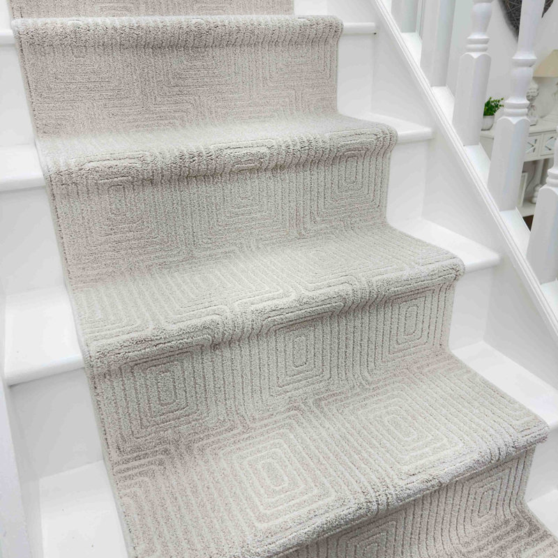 Stair Runner Geometric Area Rug, Runner 66 x 450 cm