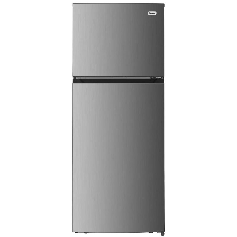 Impecca 14.8 Cu. Ft. 28"W CounterDepth Refrigerator with Top Mount Freezer, Stainless Steel
