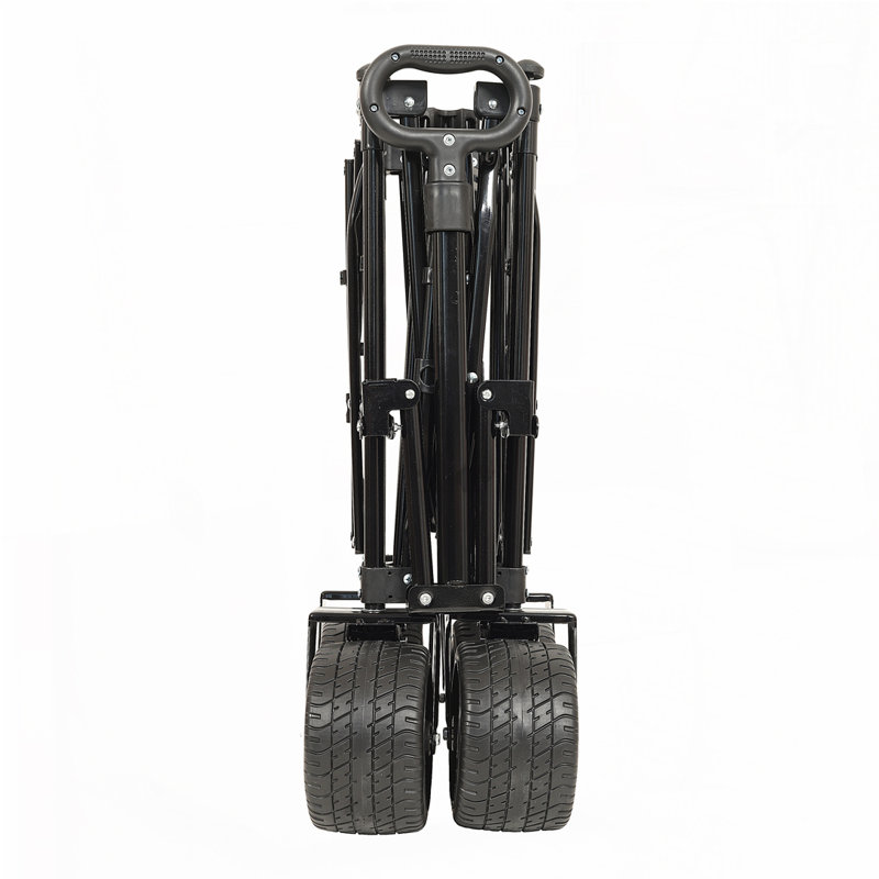 Wagon allongé pliable, Noir