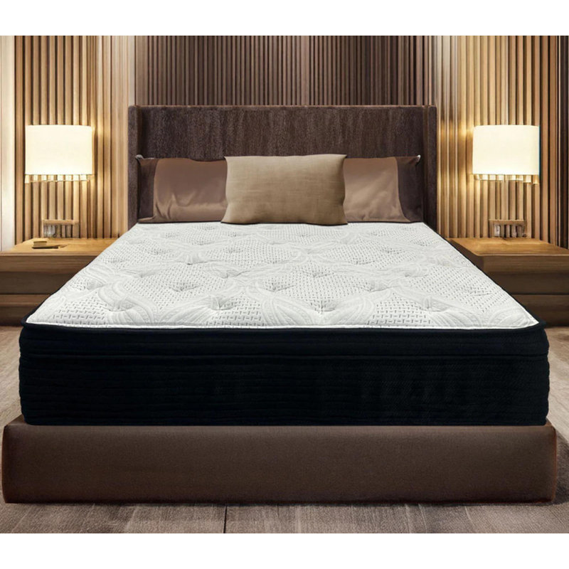 Matelas double hybride moelleux, Lit double