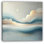 «Tranquil Skies», art mural abstrait sur toile tendue